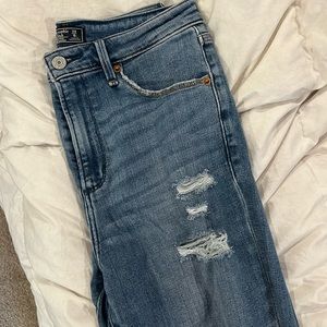 Abercrombie curve love high rise super skinny